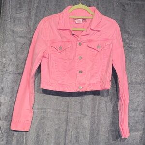 Pink Kids Denim Jacket